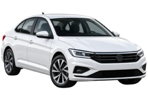 Carro sedã branco